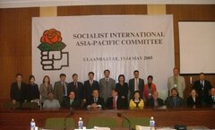 L’Internationale Socialiste se réunit pour la premiere fois en Mongolie pour examiner les derniers développements en Asie et dans le Pacifique