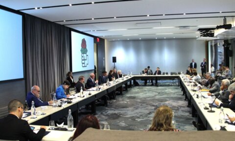 Réunion du Présidium de l'IS à New York