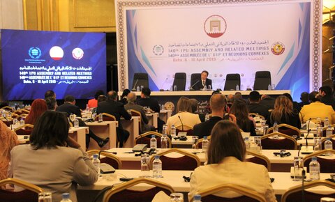 Réunion de l'IS à la 140ème Assemblée de l'UIP à Doha