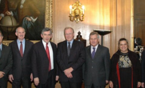 Reunion de la Commission à Londres