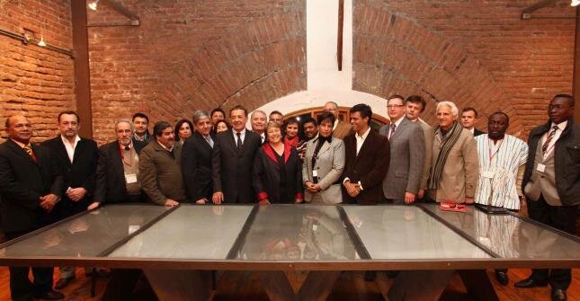 Réunion à Santiago, Chili, et rencontre avec Michelle Bachelet